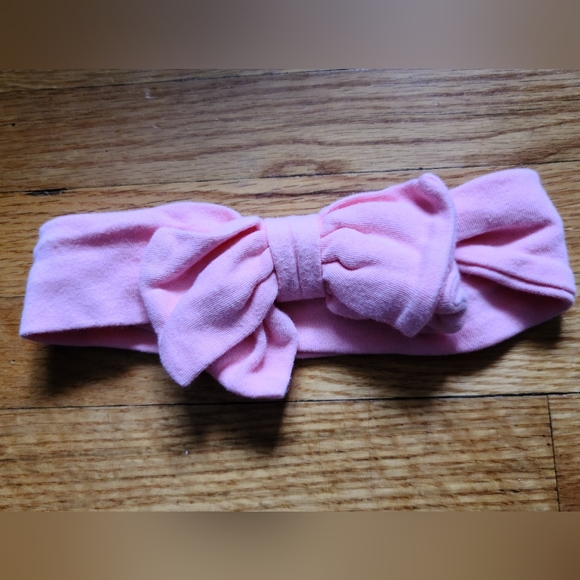 10 for $16 - Kyle & Deena Infant Girls Pink Bow Headband - Picture 1 of 2